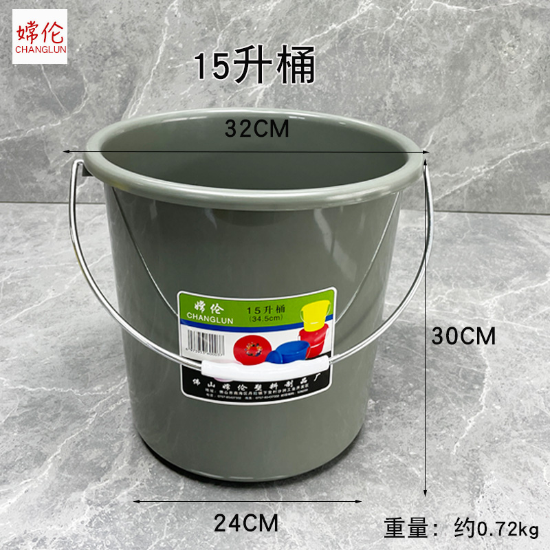 灰色圆桶